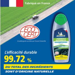 Michelin Champú Brillo 500ml Limpia y Desengrasa Todo Tipo de Pintura Elimina Suciedad Insectos Grasa Biodegradable