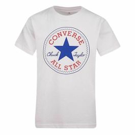 Camiseta de Manga Corta Infantil Converse Blanco 16 Años Camiseta de Manga Corta Infantil Converse Blanco 16 Años