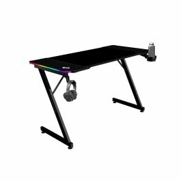 Mesa de Escritorio Gaming Mars Gaming ESCRITORIO ERGO RGB Negro 120 x 60 cm