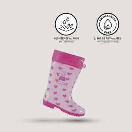 Cerdá T027 Botas de Lluvia PVC Peppa Pig Rosa Talla 27 - Edad 3 años Cerdá T027 Botas de Lluvia PVC Peppa Pig Rosa Talla 27 - Edad 3 años