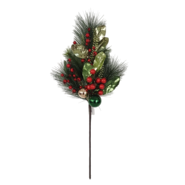 DKD Home Decor Rama Navidad Tradicional Verde Rojo de PVC y Espuma 15x75x30 cm (6 Unidades) Precio: 54.68999987. SKU: B14ZBRRNE8