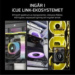 Corsair CO-9051033-WW iCUE LINK RX120 RGB MAX Ventilador de Caja para PC, 120mm RGB, Negro, 2000 RPM