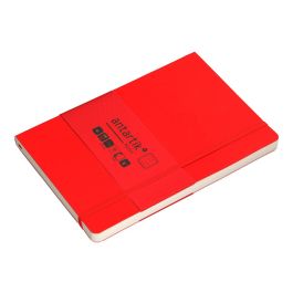 Cuaderno Con Gomilla Antartik Notes Tapa Blanda A5 Hojas Puntos Rojo 80 Hojas 80 gr Fsc