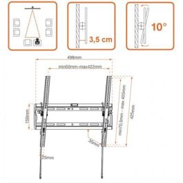 Soporte TV METRONIC 451064 35 kg