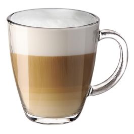 La Mediterranea Set 2 Tazas Taroda 380 ml - Vajilla de Porcelana Diseño Moderno Ø9x9.8 cm (24 Cajas)