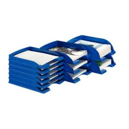 Set de Bandejas organizadoras Leitz Plus Jumbo Azul (4 Unidades)