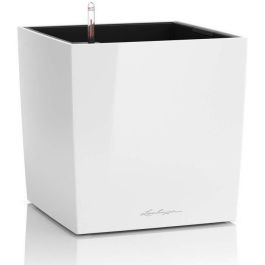 Maceta - LEC - Cube Premium 50 - blanco brillante - resistente a la intemperie y a los rayos UV Precio: 174.49999996. SKU: B18J97HGMG