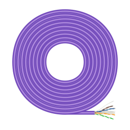 Bobina de Cable RJ45 AWG23 UTP Aisens A135-0748 Cat.6/ LSZH/ 305m/ Violeta Precio: 87.5000005. SKU: B188FLB8CA