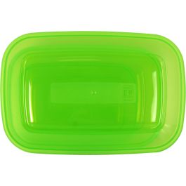 Tontarelli Set 3 Fiambreras Rectangulares 1L/2L/3L Tapa Verde Family (20 Cajas)