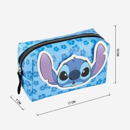 Cerdá Neceseres de Viaje Stitch 17 x 10 x 7 cm Multicolores de Aseo para Niños, 100% PU