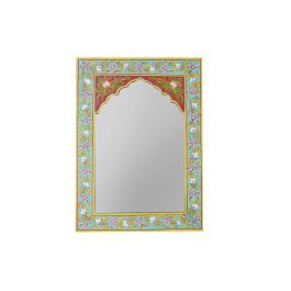 DKD Home Decor Espejo Folk Multicolor Pintado a Mano Estilo Indio 56 x 41 x 2 cm Precio: 63.78999968. SKU: B1EY563CVE