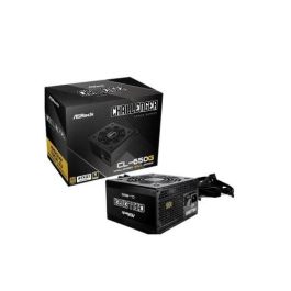 FUENTE ALIMENTACION ASROCK CL-650G,PSU,650W,80 PLUS GOLD,120MM,ACTIVE PFC,PCI-E (6+2 pin)x4,SATA (5 pin)x4