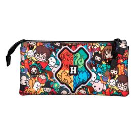 Estuche Portatodo Triple HS Accio Harry Potter Multicolor