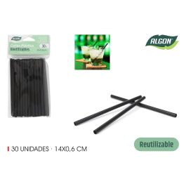 Pajitas de plástico reutilizables 30 unidades 14/6 Cockta Algon (24 Unidades) Precio: 11.49999972. SKU: B1AER3TJTV