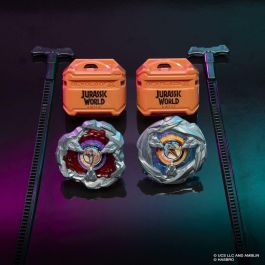 Hasbro HASG1899ES0 Beyblade X Jurassic World Spinosaurus vs Quetzalcoatlus Multipack, Juguete para Niños de 8 Años en Adelante