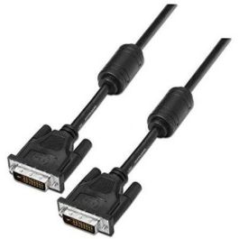 Nanocable 10.15.0802 Cable DVI Dual Link 24+1 Macho-Macho 1.8m Negro con Ferrita Soporta Full-HD 1080p, 10.2 Gb/s, 330MHz Nanocable 10.15.0802 Cable DVI Dual Link 24+1 Macho-Macho 1.8m Negro con Ferrita Soporta Full-HD 1080p, 10.2 Gb/s, 330MHz