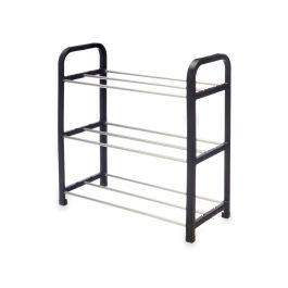 Zapatero Kipit 3 Alturas, 3 Barras, Metal - 44x19x3.5 cm (12 Unidades) Zapatero Kipit 3 Alturas, 3 Barras, Metal - 44x19x3.5 cm (12 Unidades)