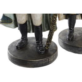 DKD Home Decor Figura Gorila Resina Multicolor Marron 14 x 31.5 x 12.5 cm (2 Unidades)