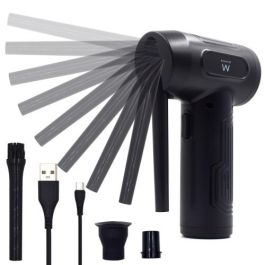 EWENT EW5607 Soplador de Aire Limpiador Eléctrico Inalámbrico para PC, Teclado | Inflador y Vacío de Bolsas 7500mAh
