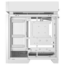DeepCool CL6600 WH - Torre ATX para PC Gaming, Color Blanco, Con Cristal Templado, Panel Frontal y Ventiladores con Iluminación RGB, Factor de Forma ATX/microATX/Mini-ITX