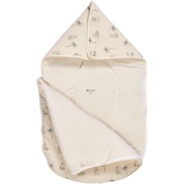 Nido para bebé - CANDIDE - 70 cm - 0/3 meses - Blanco con estampado de tigre