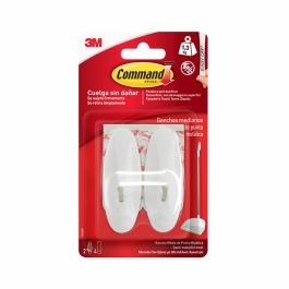 Gancho para colgar 3M 1,3 kg 29 X 79 X 29 MM Blanco Metal (2 Unidades) Precio: 4.79000038. SKU: B183K5P9TN