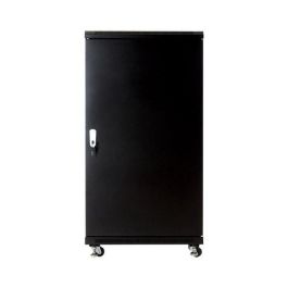 MicroConnect Armario Rack 18U 600x600 mm Negro, Acero, Puerta Cristal Templado y Paneles Desmontables