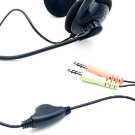 Elbe AU-660-MIC Auriculares Teletrabajo con Micrófono para Oficina y Hogar, Ligeros y Confortables, con Reducción de Ruido
