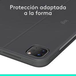 Logitech Combo Touch Funda con Teclado para Apple 11-inch iPad Pro (M4) - QWERTY Español con Trackpad y Lápiz