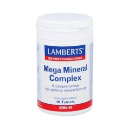 LAMBERTS Mega Mineral Complex 90 Comp. Soporte de funciones fisiológicas, energéticas, huesos y tejidos. Apto veganos. Precio: 27.6899997. SKU: B1A9EM43BW