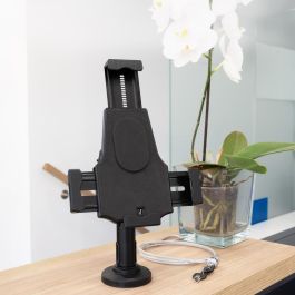 TooQ TQTDS0812 Soporte Antirrobo de Mesa/Pared para Smartphone/Tablet 7.9"-10.5" Ajustable Profesional Negro