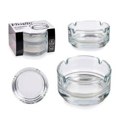 Vivalto Set de 2 Ceniceros de Vidrio, 7.5 cm, Transparente (36 Unidades) Precio: 36.49999969. SKU: B1AGR3FXSQ