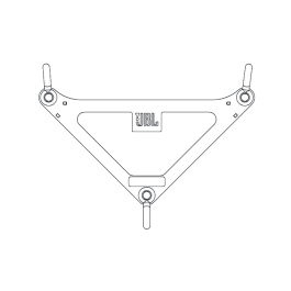 JBLPRO Placa Delta 34x60x65 cm