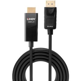LINDY Adaptador DisplayPort a HDMI con HDR, 1m, 40925