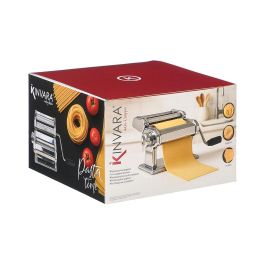 Kinvara Máquina Pasta Fideo 20 cm x 14.8 cm x 20 cm Aluminio Acero Plata (Set de 6)