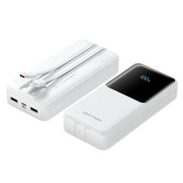 Vention FHPW0 Powerbank 20000mAh 22.5W Blanca Incluye Cable USB Tipo-C y Lightning