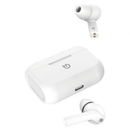 Auriculares Bluetooth Hiditec Fenix TWS con estuche de carga/ Autonomía 6h/ Blancos Auriculares Bluetooth Hiditec Fenix TWS con estuche de carga/ Autonomía 6h/ Blancos