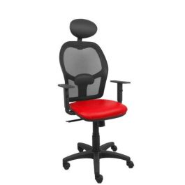 Silla Piqueras Y Crespo Alocen Brazos Regulables Cabecero Fijo Malla Negro Y Asiento Similpiel Rojo Precio: 255.50000025. SKU: S5703941