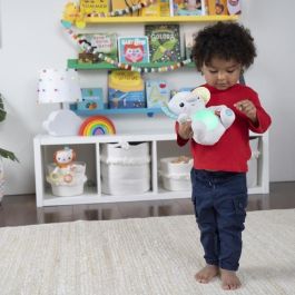 Bright Starts Toy Elephant Plush Hug-A Bye Baby, hijos y Lumenes Bright Starts Toy Elephant Plush Hug-A Bye Baby, hijos y Lumenes
