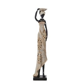 Figura Decorativa Alexandra House Living Plateado Plástico Africana 12 x 14 x 53 cm Precio: 66.50000038. SKU: B19E9KLC38