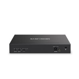 Mercusys MS110P Switch Gestionado Fast Ethernet 10/100 Mbps 10 Puertos RJ45 PoE con Full Duplex, Montaje en Pared, Color Negro