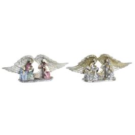 Figura Navidad Tradicional DKD Home Decor Dorado Blanco 7 x 10.5 x 27.5 cm (2 Unidades) Precio: 25.88999974. SKU: B16QVWV2DZ