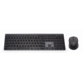 Gembird KBS-ECLIPSE-M500-ES Teclado y Ratón Inalámbrico Retroiluminado USB-C Recargable, Teclas Tijera, Nano Receptor, Negro QWERTY Inglés Precio: 59.50000034. SKU: B1D2W5R4FL