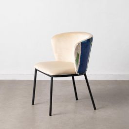 Silla Abstracto Verde-Beige Tejido-Metal 58 X 52 X 77 cm Precio: 135.9072. SKU: B19YWFFQ7F