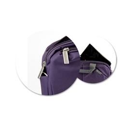 Phoenix Technologies Maletín Sophia para Portátil 13.3 Pulgadas Morado, Acolchado, Resistente Humedad y Organizadores