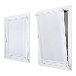 Stor Planet Estor enrollable Clip&fix 120x180cm blanco nieve