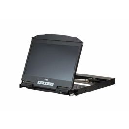 Aten CL3800 Consola KVM LCD Dual Rail Ultra Corta Pantalla Ancha USB HDMI DVI VGA para Racks Someros