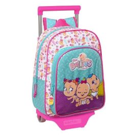 Mochila Escolar con Ruedas The Bellies 26 x 34 x 11 cm Morado Turquesa Blanco Precio: 26.68999971. SKU: B15VVLV56B