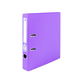 Liderpapel Documenta Archivador de Palanca A4 Forrado PVC Rado con Compresor Metálico, Lomo 52 mm, Lila
