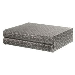 Caja-Joyero Alexandra House Living Plateado Metal 27 x 7 x 21 cm